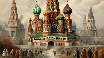 In the wake of Russian revolutions. Inspired by