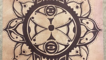 Original Freehand Mandala Drawing - 'Solarity'