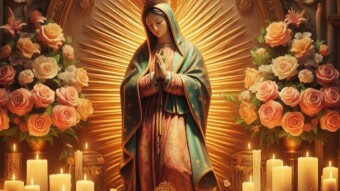 O cargo la virgen, o aviento los cuetes...