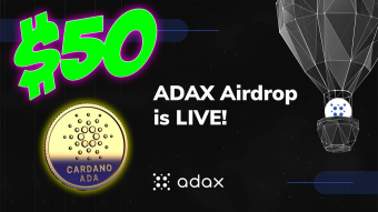 AIRDROP $50 ADAX ADA CARDANO - PAYMENT IN YOROI WALLET