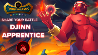 Magic Damage for Fire Splinter - my reason to play Djinn Apprentice in Splinterlands
