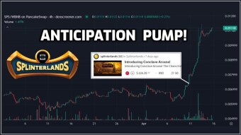 Splinterlands | The Conclave Arcana Anticipation & SPS Pump