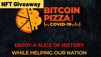 Bitcoin Pizza day: Fundraise for Covid Relief | NFT Giveaway |