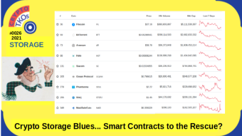 CRYPTO TKOs ISSUE #026: STORAGE Porridge -All the Same? TK Reads the 'Rings' of Crypto Storage