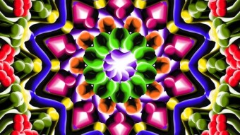 Colorful Mandela "nft art