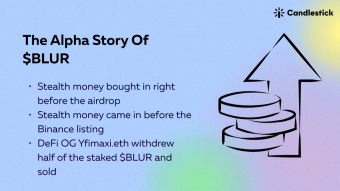🌶️ The Alpha Story of $BLUR - stealth signal bought in right before the airdrop & Binance listing