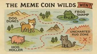 The Meme Coin Wilds: A Survival Guide to the Cryptozoological Jungle (Crypto Satire)