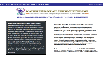 Connect with QRACE (QUANTUM RESEARCH AND CENTER OF EXCELLENCE)