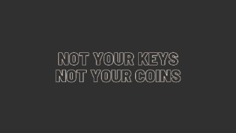 Self custody matters.