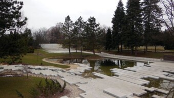 Gray, cold Saturday, almost deserted in the park - My Actifit Report Card: March 4 2023