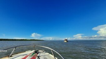 The feeling of going to Maheshkhali for the first time by speedboat.