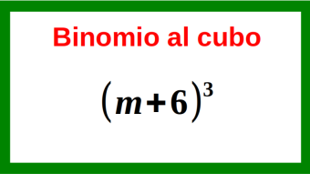 Binomio al cubo Ejemplo 1
