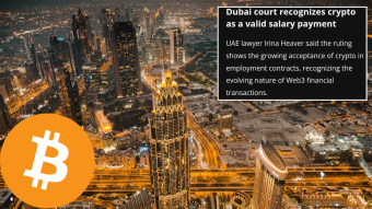 Dubai Goes Full Crypto: Get Ready to Cash Your Paycheck in Bitcoin!