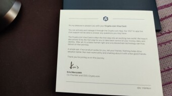 A second Crypto.com VISA debit card!