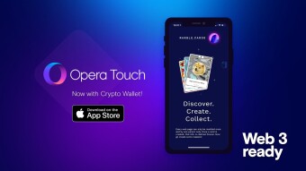 Opera Touch, crypto wallet also on iOS
