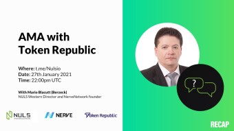 RECAP - NULS x Token Republic from 27th January