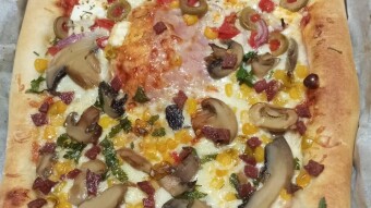 Daily meal #94 homemade double pizzas