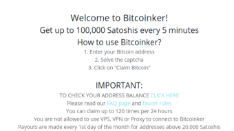 Bitcoinker - Who said faucets are hard?