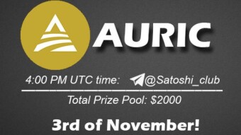 Auric network x SatoshiClub AMA from 03 November
