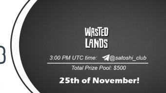 Join the AMA of Satoshi Club x The Wasted Lands. Rewards: 500 USDT, November 25th.