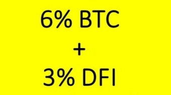 Cake Defi BTC Lapis 6% BTC + 3% DFI APY