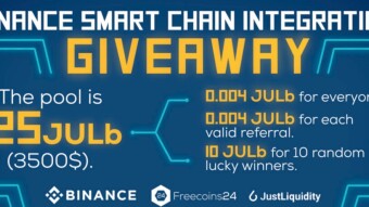 Binance Smart Chain integration Giveaway