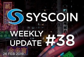 Syscoin Weekly Update #38