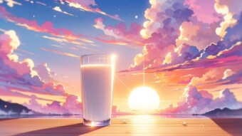 Milky Way - Having A Glass Of milkTIA At Sunrise