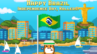 RollerCoin - Celebrate Independence Day of Brazil!
