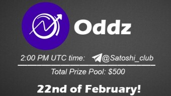 Join the AMA of Satoshi Club x Oddz. Rewards: 500 USDT, February 22nd.