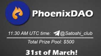 Join the AMA of Satoshi Club x PhoenixDAO. Rewards: 500 USDT, March 31st.