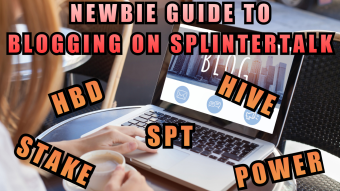 SPT? Power? HIVE? Stake? HBD? Help!! - Newbie Guide to Blogging on Splintertalk