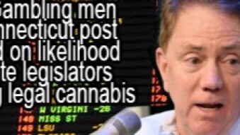 The Gambling men of Connecticut post spread on likelihood of state legislators passing legal cannabis