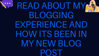 My blogging experience