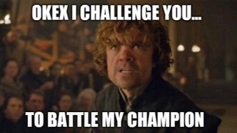Giving OKEx the PVM trial by combat