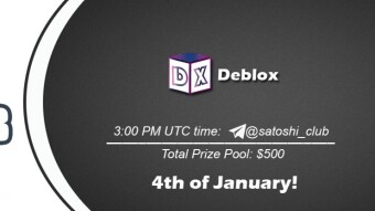 Join the AMA of Satoshi Club x Deblox. Rewards: 500 USDT, January 4th.