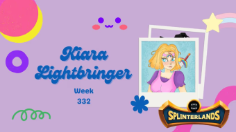 Kiara Lightbringer - Splinterlands Art Contest Week 332