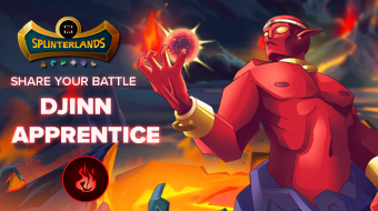 Splinterlands Battle Challenge - The Djinn Apprentice Will Grant You a Wish