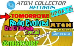 TOMORROW - Radio Evolved END OF DECADE Special! Come and Join The Fun!