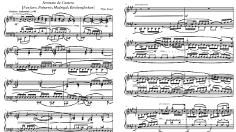 "Serenata da Camera" for Piano [Philip Daniel; 2017]