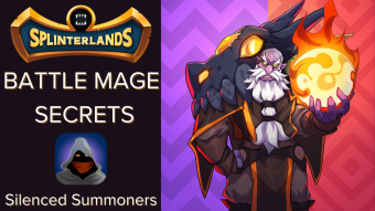 Splinterlands Weekly Challenge Battle BATTLE MAGE SECRETS! Silenced Summoners and winning due to Scattershot