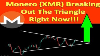 Monero (XMR) Breaking Out The Triangle Right Now!!!