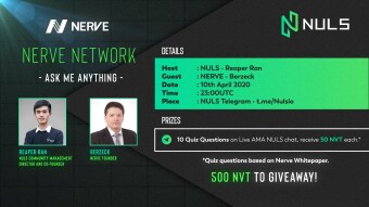 NULS will have an AMA with Nerve Network