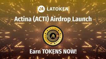 Actina (ACTI) × Latoken Airdrop || Get a Share of 5 million Actina tokens.