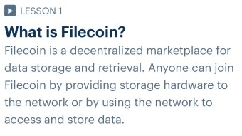 Filecoin Added to Coinbase Earn - $6 USD worth