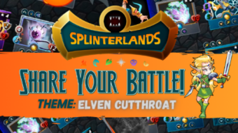Splinterlands Weekly Challenge with pirates - Ahoy my Elven Elven Cutthroat