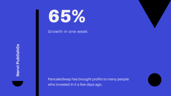 PancakeSwap up 65% in a week