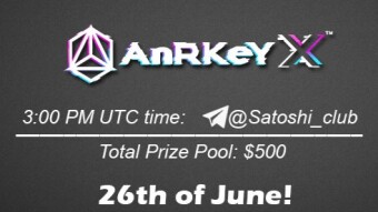 Join the AMA of Satoshi Club x AnRkey. Rewards: 500 USDT, June 26th.