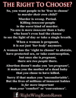 Abortion is MURDER.