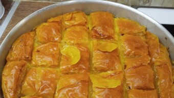 Foodbook #887 Greek custard pie - Galaktoboureko